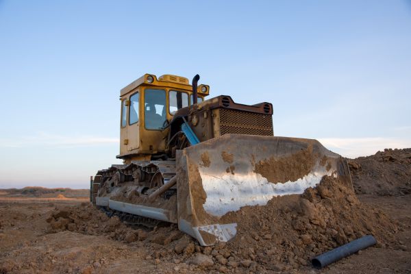 Bulldozer Land Grading in Manchester
